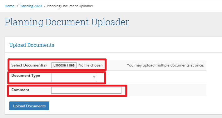Document Uploader Fields Empty